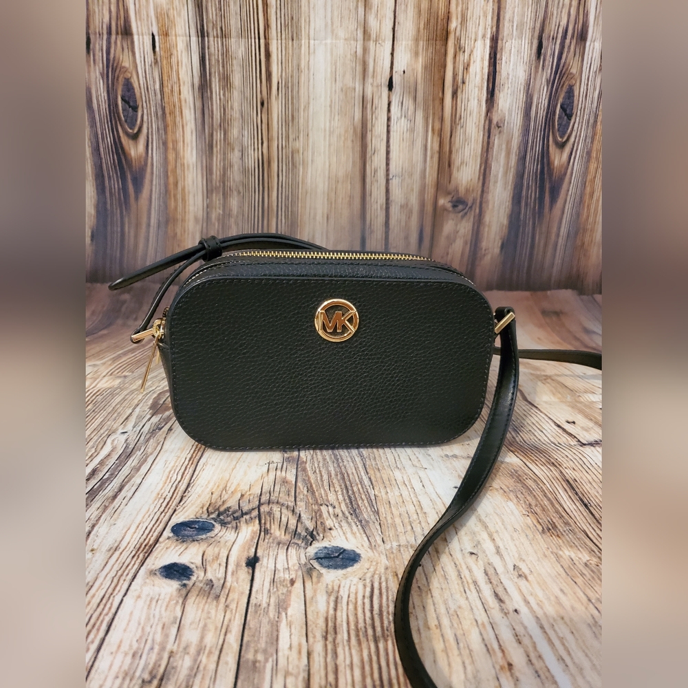 Michael Kors Fulton Pebbled Leather Crossbody Bag